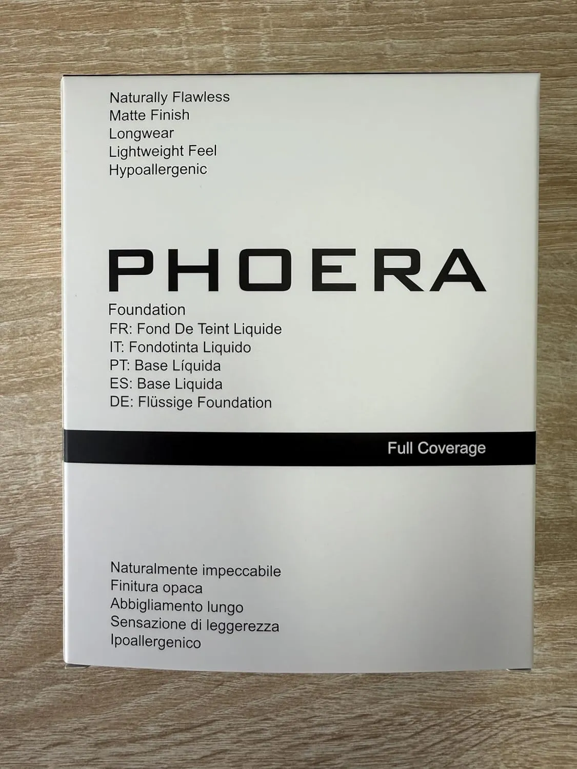 PHOERA Foundation,PHOERA Concealer,PHOERA Makeup Foundation Full Coverage Up to 24 Hour Fresh Wear with Matte Finish,PHOERA Primer,PHOERA Powder (105 Sand 111 Chestnut)