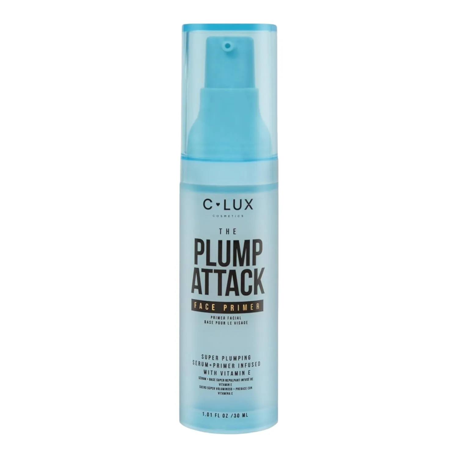 Plumping Face Primer with Vitamin E – Hydrating Serum   Primer Combo for Smooth, Glowing Skin – Makeup Base for Long-Lasting Wear – 1.01 fl oz