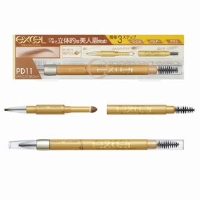 Powder & Pencil Eyebrow PD11 Apricot Brown