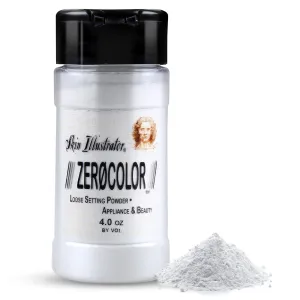 PPI Skin Illustrator Zero Color Loose Setting Powder, Color Less Translucent Face Powder for Setting Makeup, 3oz Shaker Top Bottle