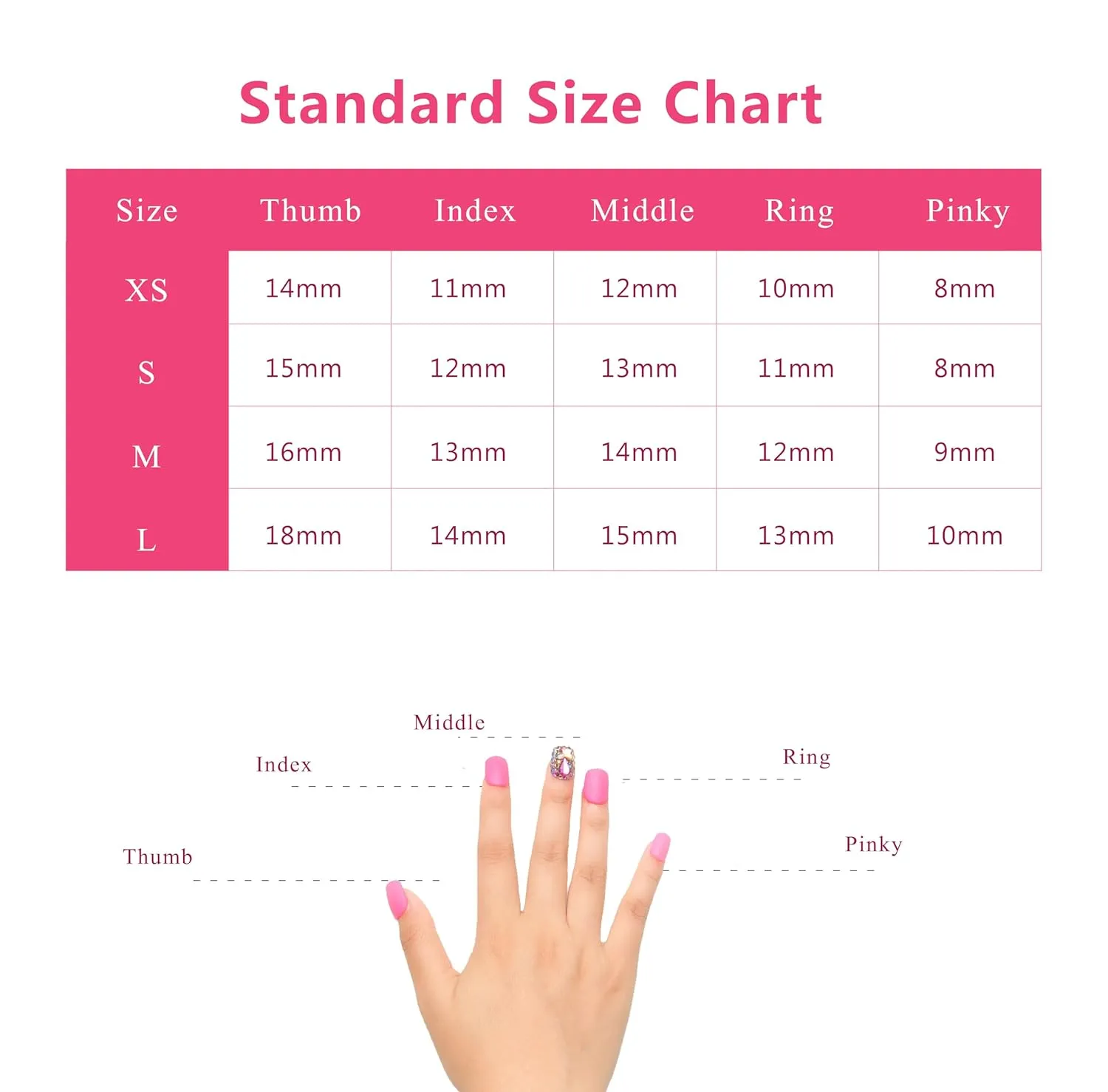 Press on Nails Angel's Tear Rhinestone| Handmade with Full Covered Crystals | Reusable Fake Nails | Square Short 0.8 in | H48-M