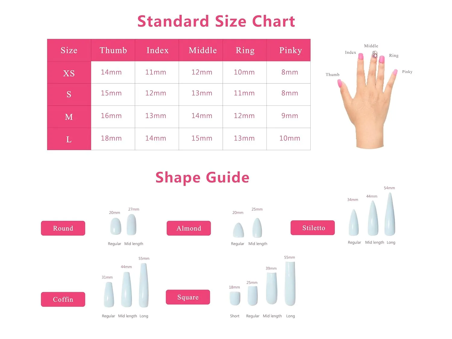 Press on Nails Aurora Light | Handmade with Full Covered Crystals | Reusable Fake Nails | Square Mid length 1.7in | H36-M