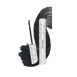 Prime Tubing Mascara: Waterproof Lash Extensions for Sensitive Eyes, Fast-Dry, Smudge-Proof, Natural Volume & Length, Perfect with Liquid Eyeshadow (V1 Deep Black)