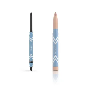PrimeEyes Glide Eyeliner (black)   PrimeEyes Brightener (estrella)