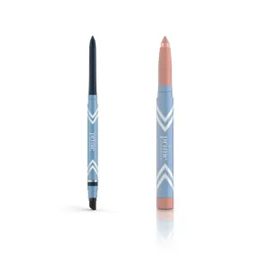 PrimeEyes Glide Eyeliner (sapphire)   PrimeEyes Brightener (stardust)