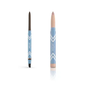 PrimeEyes Glide Eyeliner (wood)   PrimeEyes Brightener (estrella)