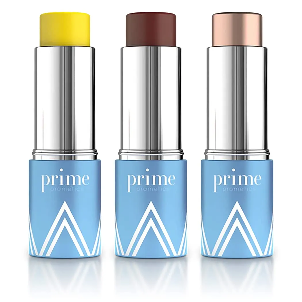 PrimeWand Trinity – Stunning & Natural Pro-Age Makeup Sticks for Mature Women – Multitasking Trio, Easy to Carry