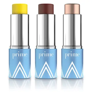 PrimeWand Trinity – Stunning & Natural Pro-Age Makeup Sticks for Mature Women – Multitasking Trio, Easy to Carry