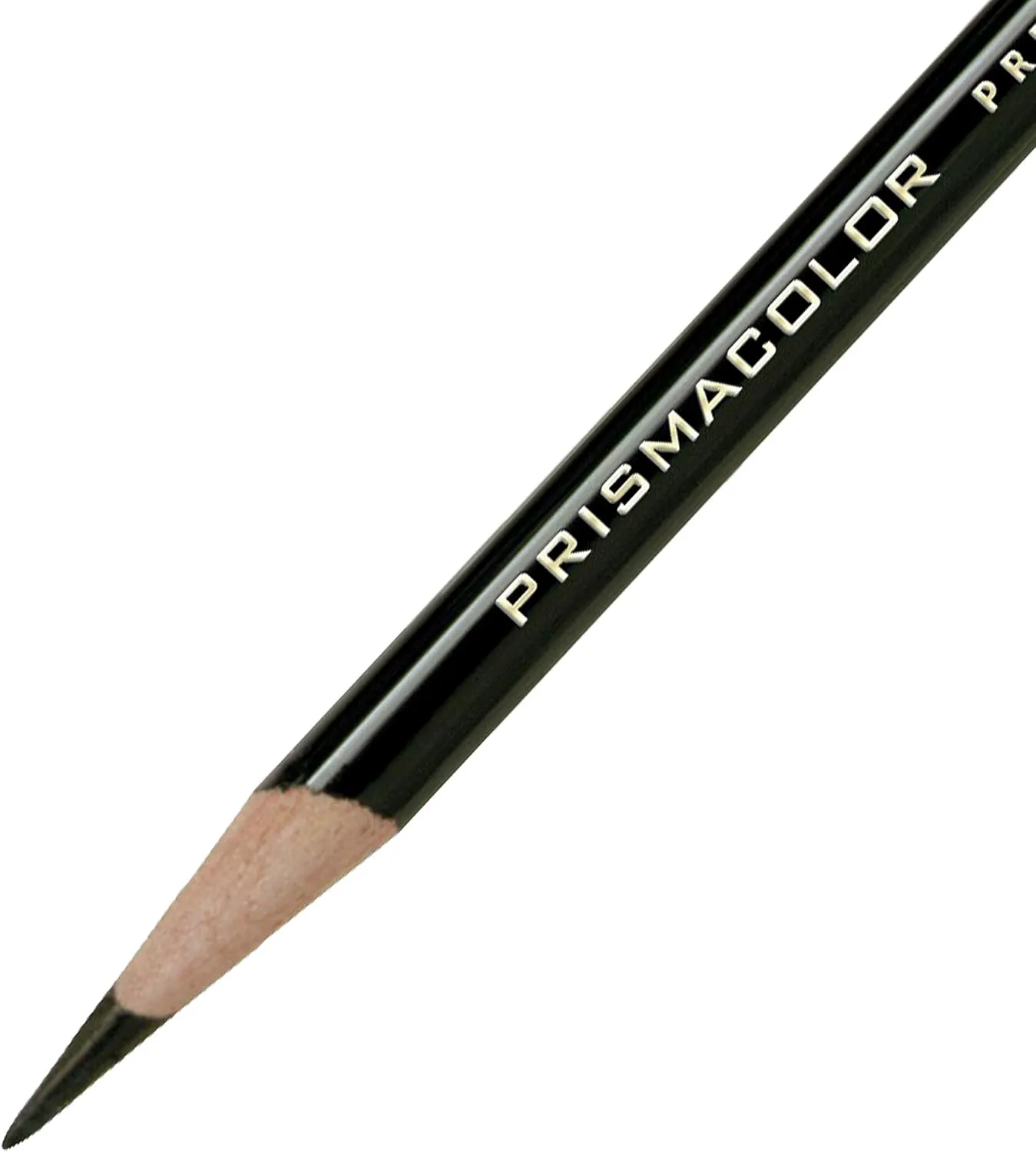 Prismacolor Premier Colored Pencils, Black Lead/Black Barrels, 12/Pk (3363)