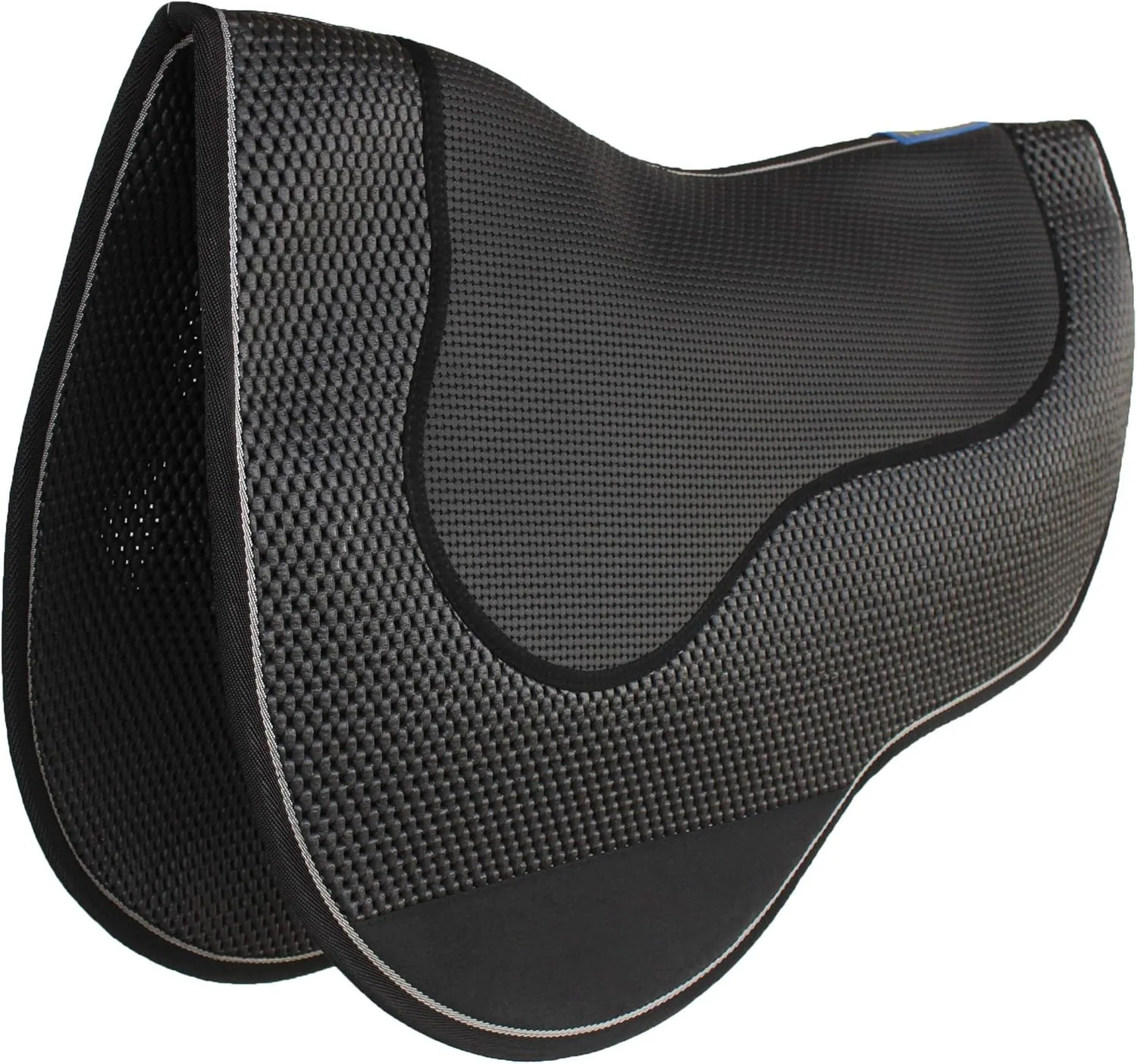 Pro Rider Horse Western Neoprene Endurance Gel Tack Anti-Slip Saddle Black Pad 6402BK