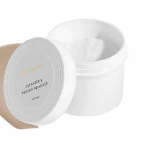 Protein Removing Pads Cleanser - 75 Pads, Makeup Remover for Eyelash Extensions