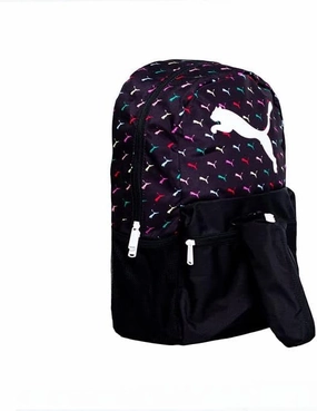PUMA Evercat Rhythm Backpack & Pencil Case - Black Multi Color - One Size