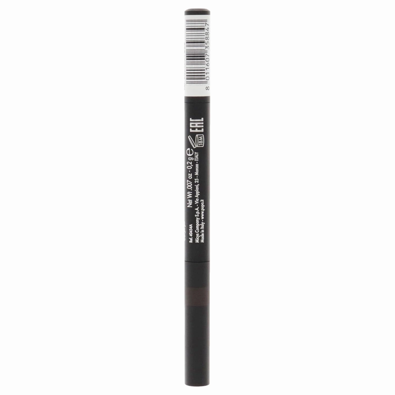Pupa Milano Full Eyebrow Pencil - 003 Dark Brown Eyebrow Women 0.01 oz