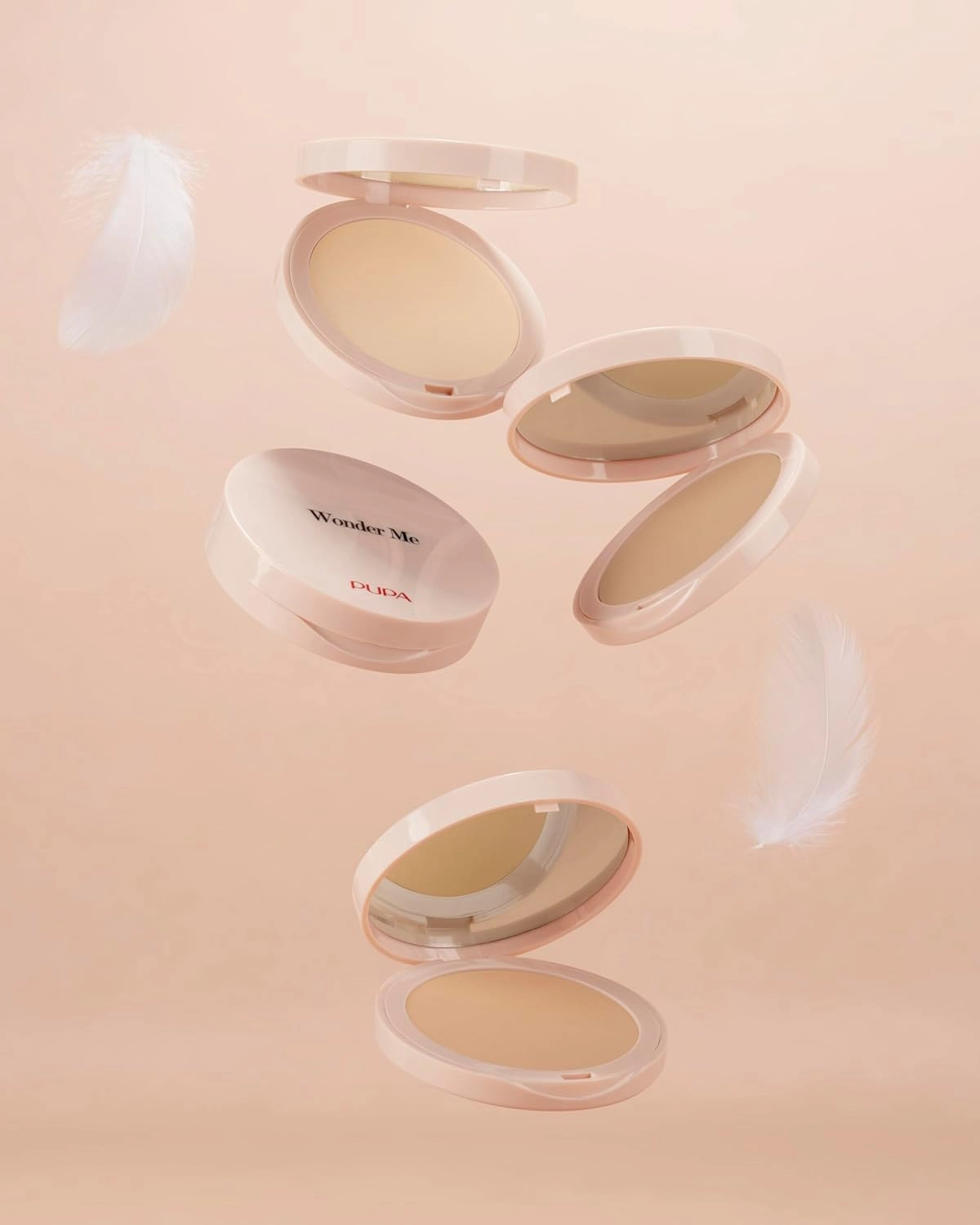 Pupa Milano Wonder Me Powder-no-Powder - Setting Powder Reduces Pores - Makes Skin Texture Smoother and Firmer - Talc Free - 020 Nude - 0.22 oz