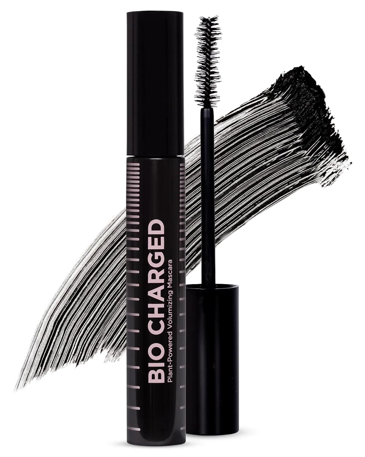 PUR Beauty Bio Charged Plant-Powered Volumizing Mascara - Waterproof, Lightweight & Long-Lasting Vegan Lash Mascara for Volume & Length - Strengthen & Amplify the Look of Lashes – Natural & BPA Free