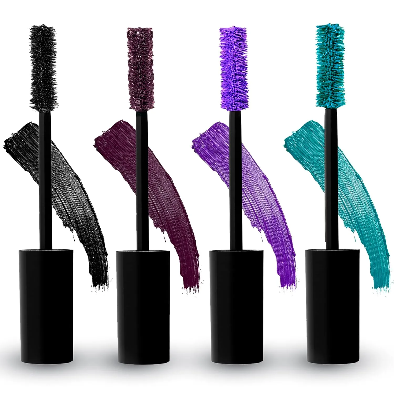 Radiant Professional Lengthening Mascara Fiber Lash Mascara For Extreme Length & Volume Natural Wax Formula, Cruelty-Free Smudge-Proof Silicone Brush - (0.43 oz) (03 AMETHYST)