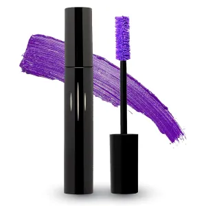 Radiant Professional Lengthening Mascara Fiber Lash Mascara For Extreme Length & Volume Natural Wax Formula, Cruelty-Free Smudge-Proof Silicone Brush - (0.43 oz) (03 AMETHYST)