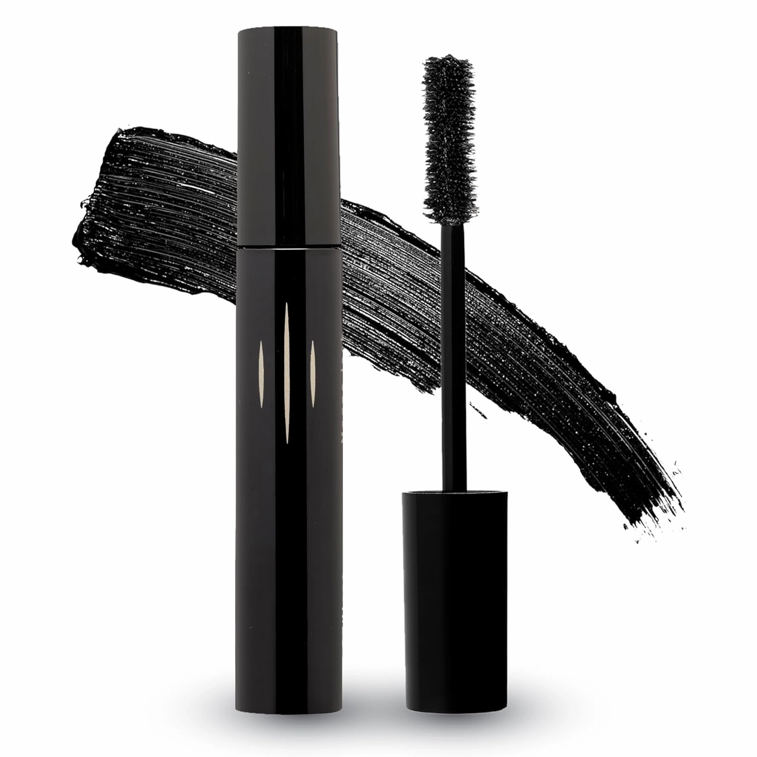 Radiant Professional Lengthening Mascara Fiber Lash Mascara For Extreme Length & Volume Natural Wax Formula, Cruelty-Free Silicone Brush - (0.43 oz) (01 Black)
