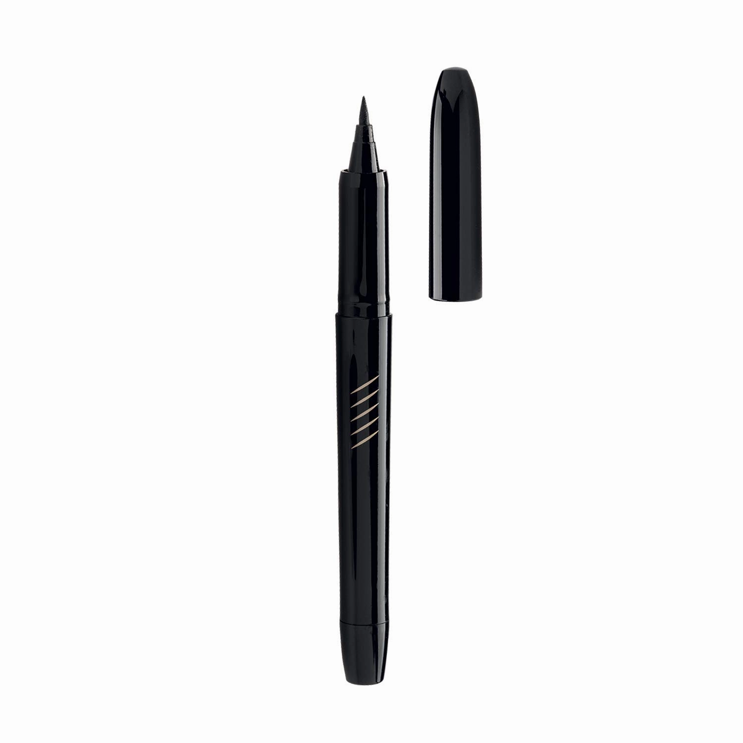 Radiant Professional Lineproof Eye Line - Pen Eyeliner with Flexible Tip Pen for a Long Lasting and Precise Outline - Smudge-Proof, Waterproof Liquid Black Eyeliner For Intense (01 Black)