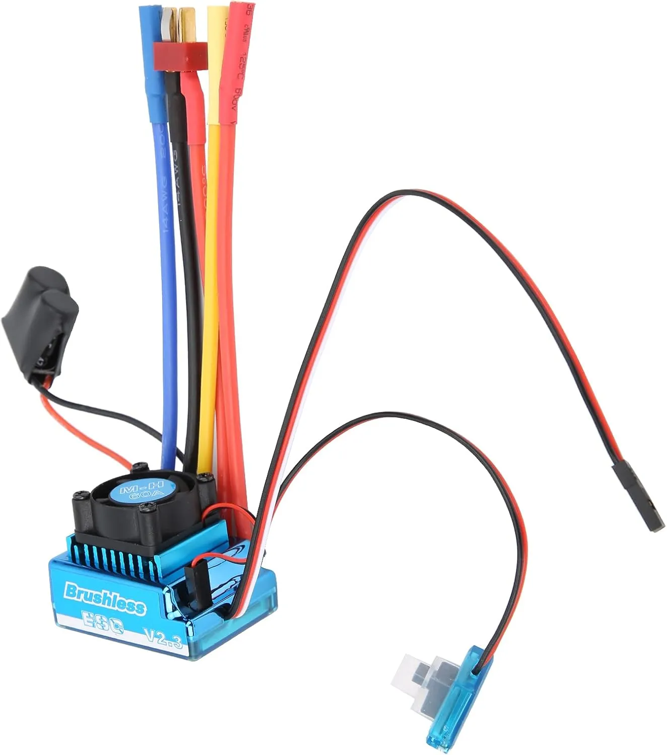 RC Car ESC, Brushless ESC, Electronic Components for Outdoor Use((60A))