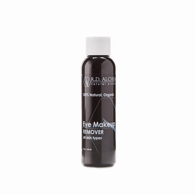 RD Alchemy - 100% Natural & Organic Gentle Eye Makeup Remover for All Skin Types - Wipes Away the Toughest Eye Makeup while Nourishing the Eye Area and Lengthening Lashes