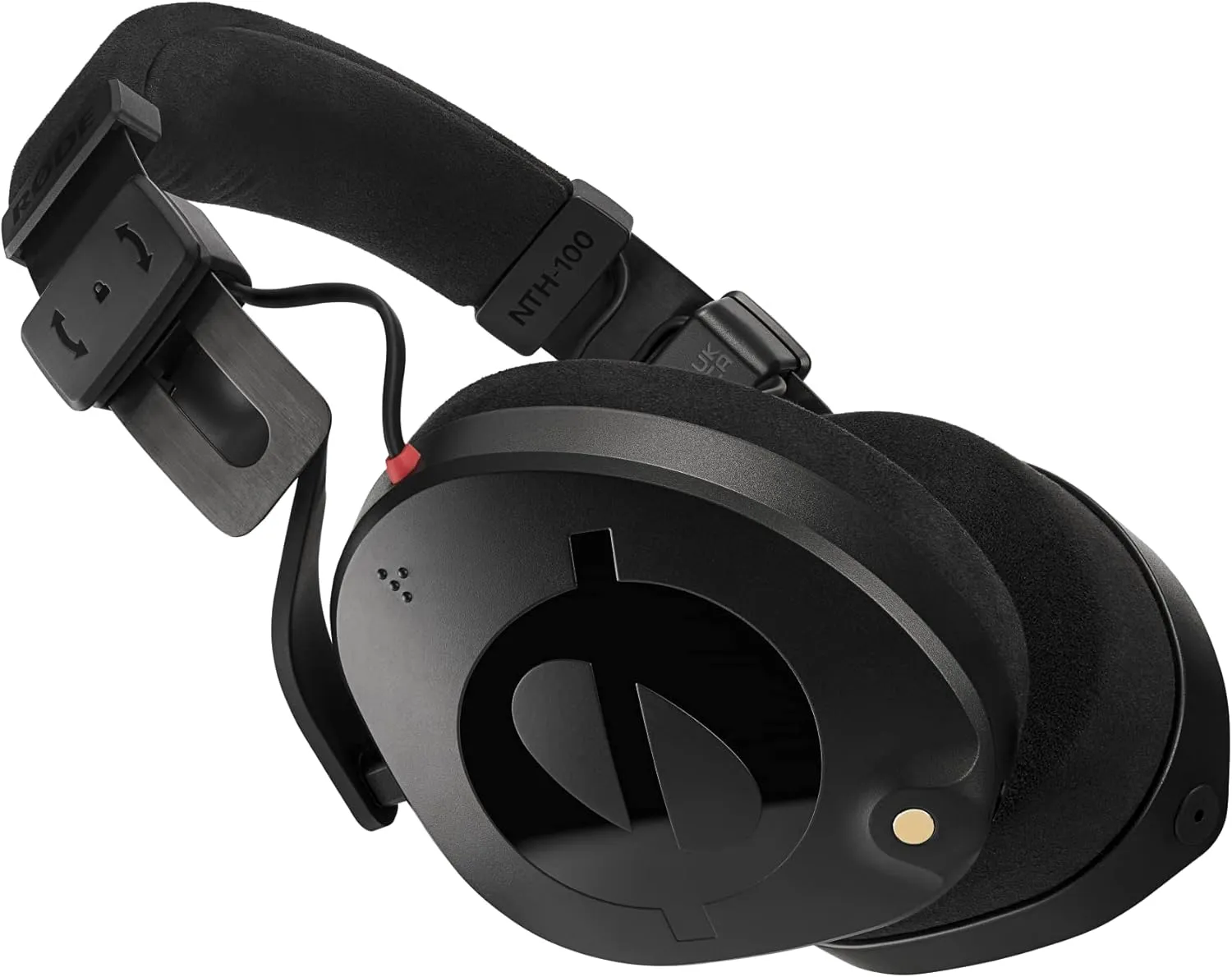 RØDE NTH-100 Professional Over-ear Headphones For Content Creation, Music Production, Mixing and Audio Editing, Podcasting, Location Recording,Black