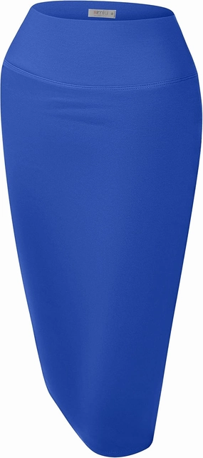 Reg and Plus Size Pencil Skirts for Women Below The Knee. Work,Weekends,Date Nights,Sexy Office Business Bodycon Skirts