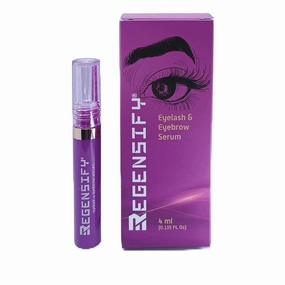 REGENSIFY Eyelash and Eyebrow Growth Serum 4 ml (0.135 FL Oz) [Capixyl 5%, Redensyl, Adenosine, Biotin, Panthenol, Hyaluronic Acid, Peptides] - Promotes voluminous Lashes and Brows