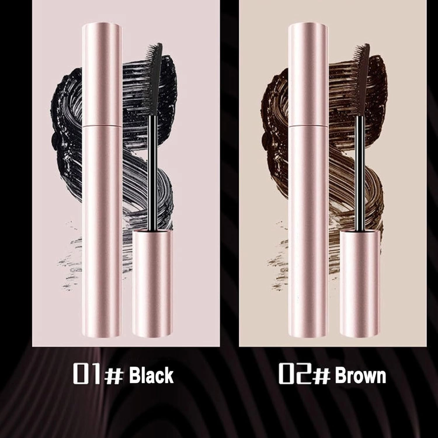 Relaxrich Mascara, relaxrich lengthening and Curling mascara, relaxrich lengthening mascara, Waterproof, Long-Lasting and Smudge-Free, with Eyelash Curler, Volumizing