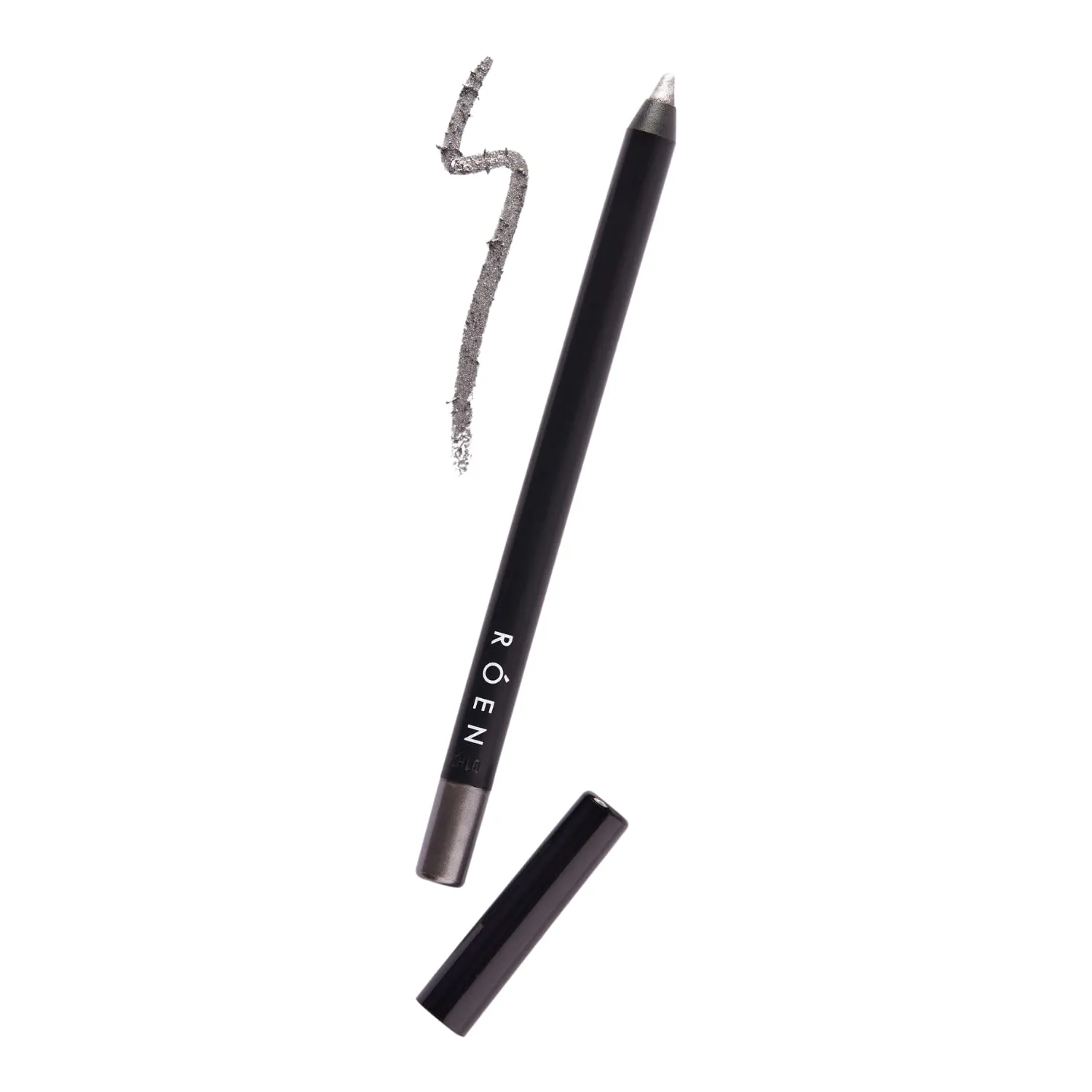 RÓEN - Eyeline Define Eyeliner Pencil | Vegan, Cruelty-Free, Clean Makeup (Shimmering Gunmetal)