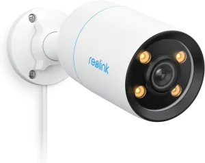 REOLINK CX810 ColorX PoE Camera, 4K UHD, True Color Night Vision, F1.0 Super Aperture, 1/1.8'' Image Sensor, HDR Technology, Person/Animal Detection, Spotlight & Siren Alarm, 2-Way Talk