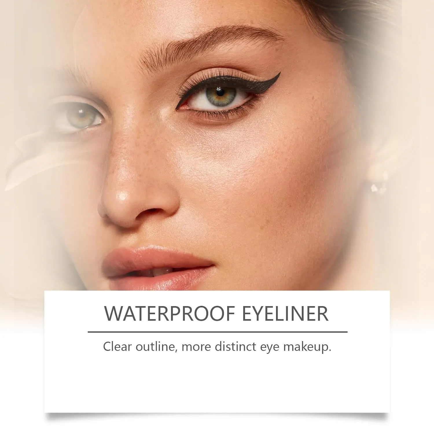 Resultantw 24HR Waterproof Eyeliner, revlrostr 24 HR Waterproof Eyeliner Duo Sharpenable Eye Pencil, No Smudging, Fading, Smooth and Easy to Color (Plum Brown)