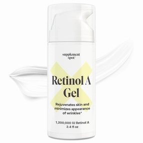 Retinol-A Gel - Anti-Aging Retinol Moisturizer Repairs Fine Lines & Wrinkles – Daily Use for Smoother, Firmer & Younger Looking Skin- (99.9% Water Based Gel W/Vitamin A) (3.4 oz.)
