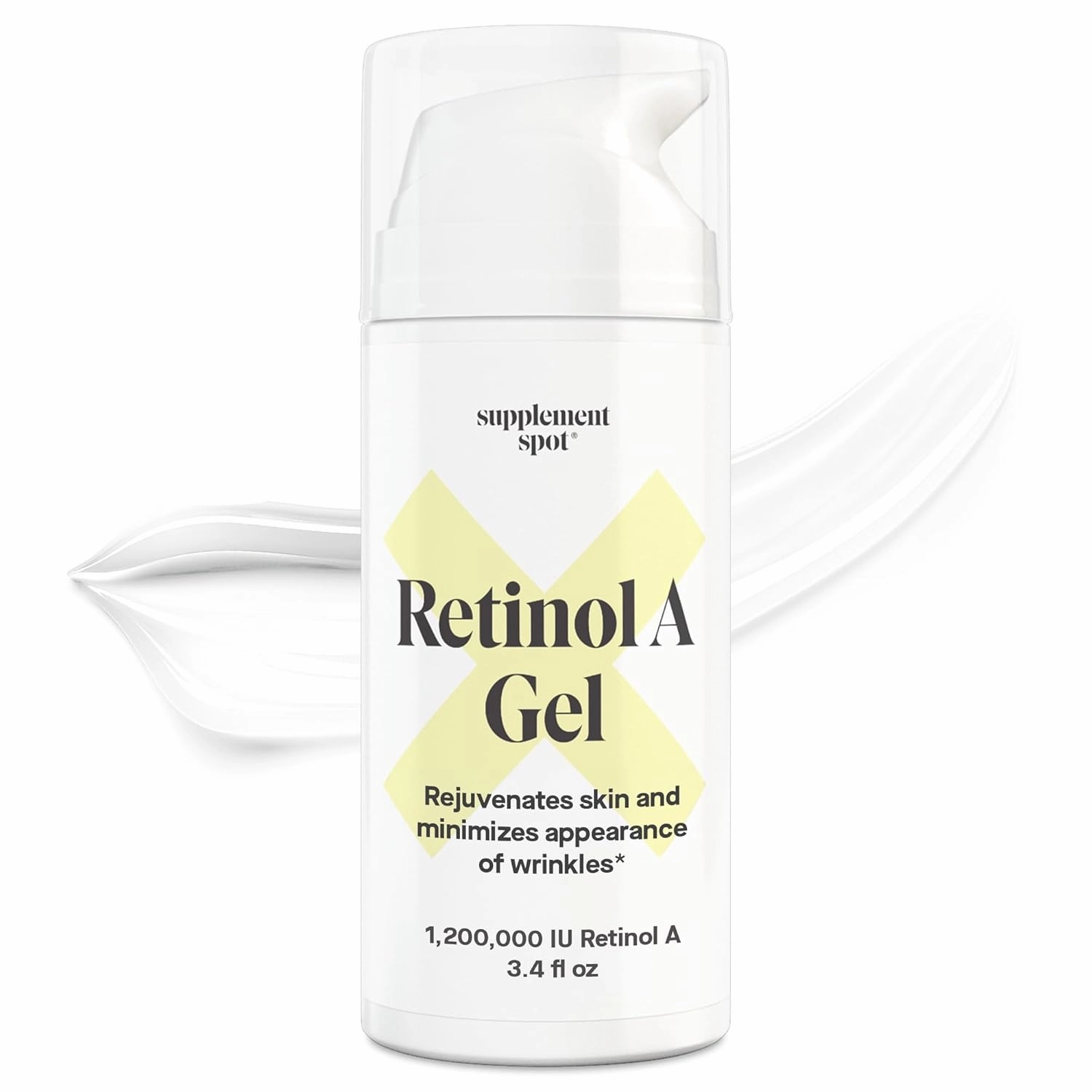 Retinol-A Gel - Anti-Aging Retinol Moisturizer Repairs Fine Lines & Wrinkles – Daily Use for Smoother, Firmer & Younger Looking Skin- (99.9% Water Based Gel W/Vitamin A) (3.4 oz.)