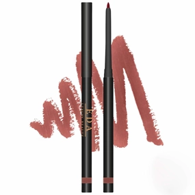 Retractable Lip Liner, Creamy Smooth Application, Longwear Rich Lip Colors, Mechanical Lip Liner Pencil (Chic Power, Full)