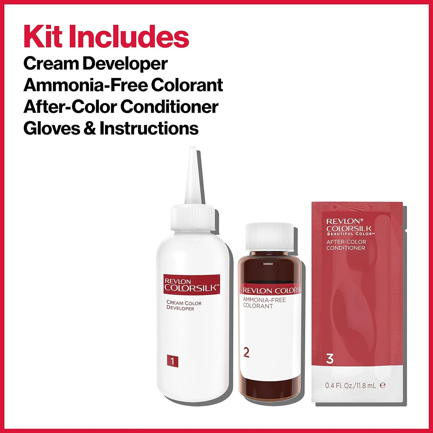 REVLON Colorsilk Beautiful Permanent Hair Color with 3D Gel Technology & Keratin, 74 Medium Blonde, 3 Count