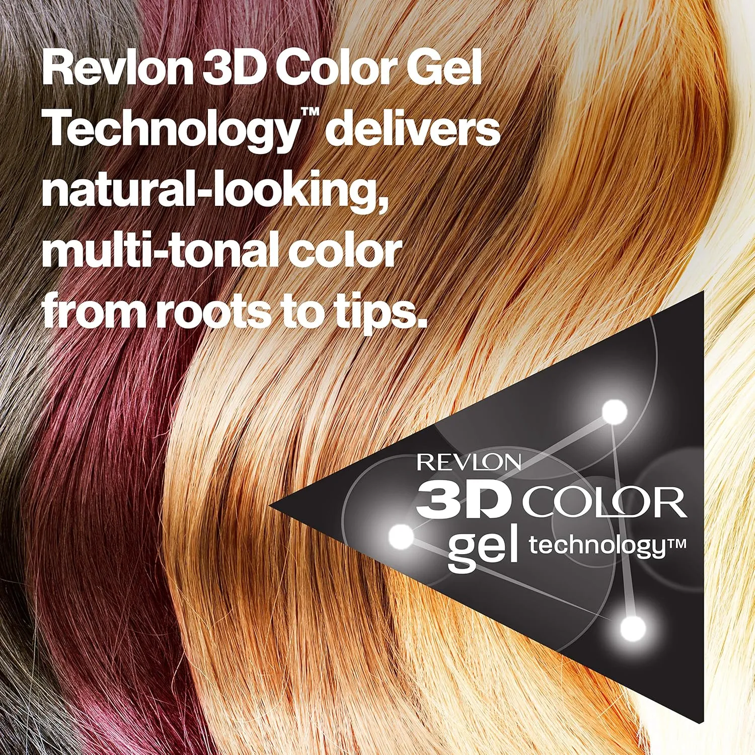 REVLON Colorsilk Beautiful Permanent Hair Color with 3D Gel Technology & Keratin, 74 Medium Blonde, 3 Count