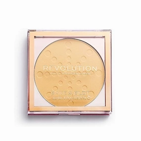 Revolution Bake & Blot Compact Powder Banana Deep