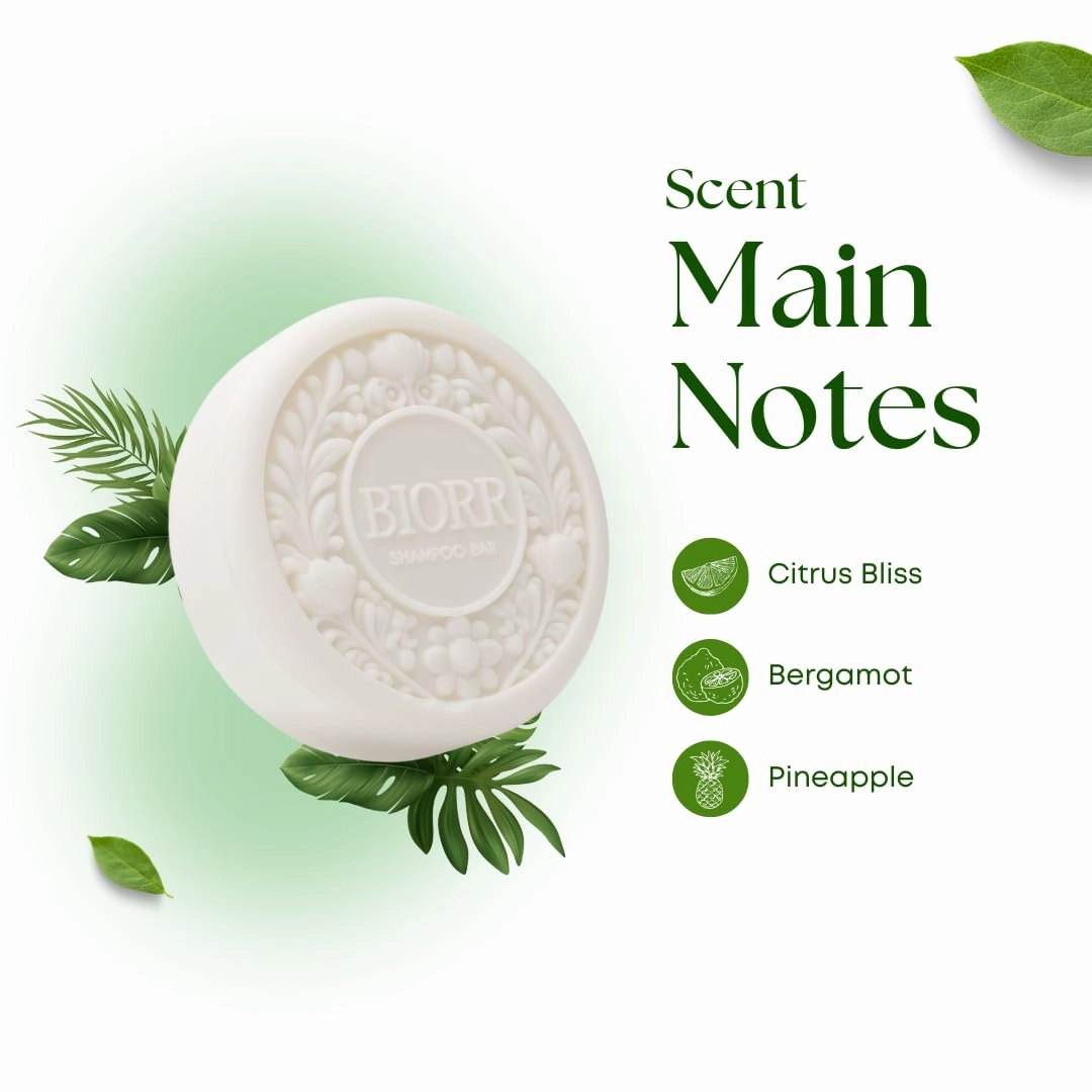 Rice Water Shampoo Bar for Hair Growth & Repair – Sulfate-Free, pH-Balanced, Vegan & Plastic-Free | Moisturizing & Strengthening Solid Shampoo for All Hair Types with Luxurious Scent