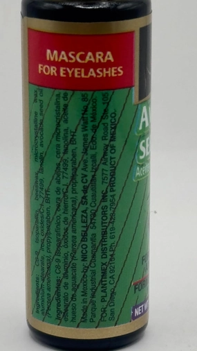 Rímel (Mascara for eye lashes) 2 Avocado & 2 Mamey Seed Oil (4 PACK) To extend & Give Volume Premium ALMA BELLEZA quality.