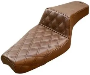 Saddlemen 879-03-172BR Step-Up Front Lattice Stitch Seat - Brown
