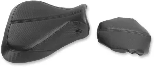 Saddlemen GP-V1 Seat with Pillion Cover (Black with Carbon Fiber Look) for 07-17 Honda CBR600RR