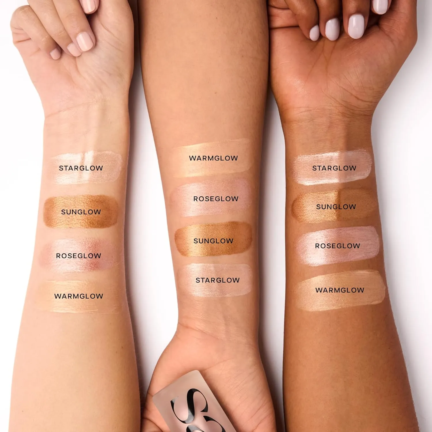 Saie Mini Glowy Super Gel Lightweight Illuminator - Luminizer   Makeup Primer for Glowing Skin - Enriched with Vitamin C   Hydrating Squalane Oil - Sunglow (0.5 oz)