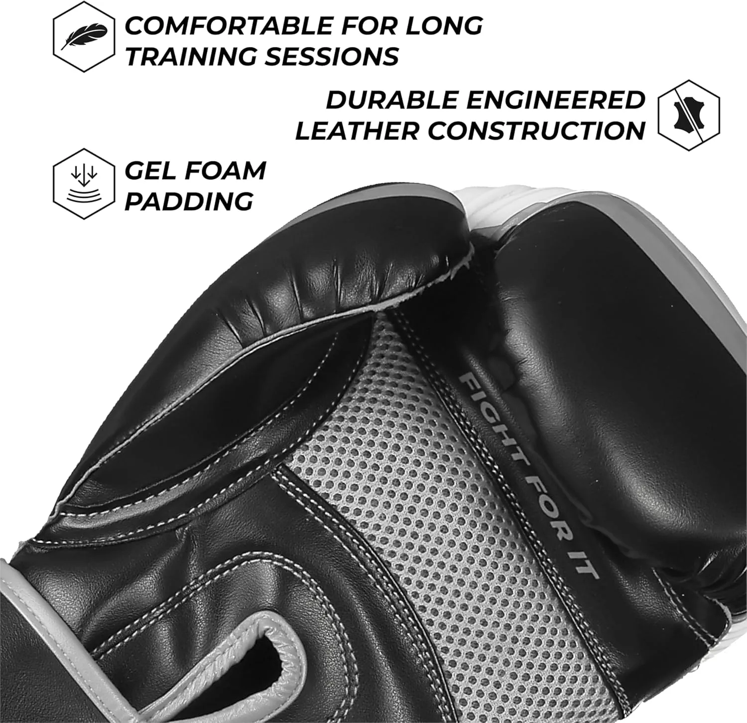 Sanabul Essential Gel Boxing Gloves for Men & Women, Kickboxing MMA, Muay Thai Gloves and Heavy Bag Training Punching & Sparring