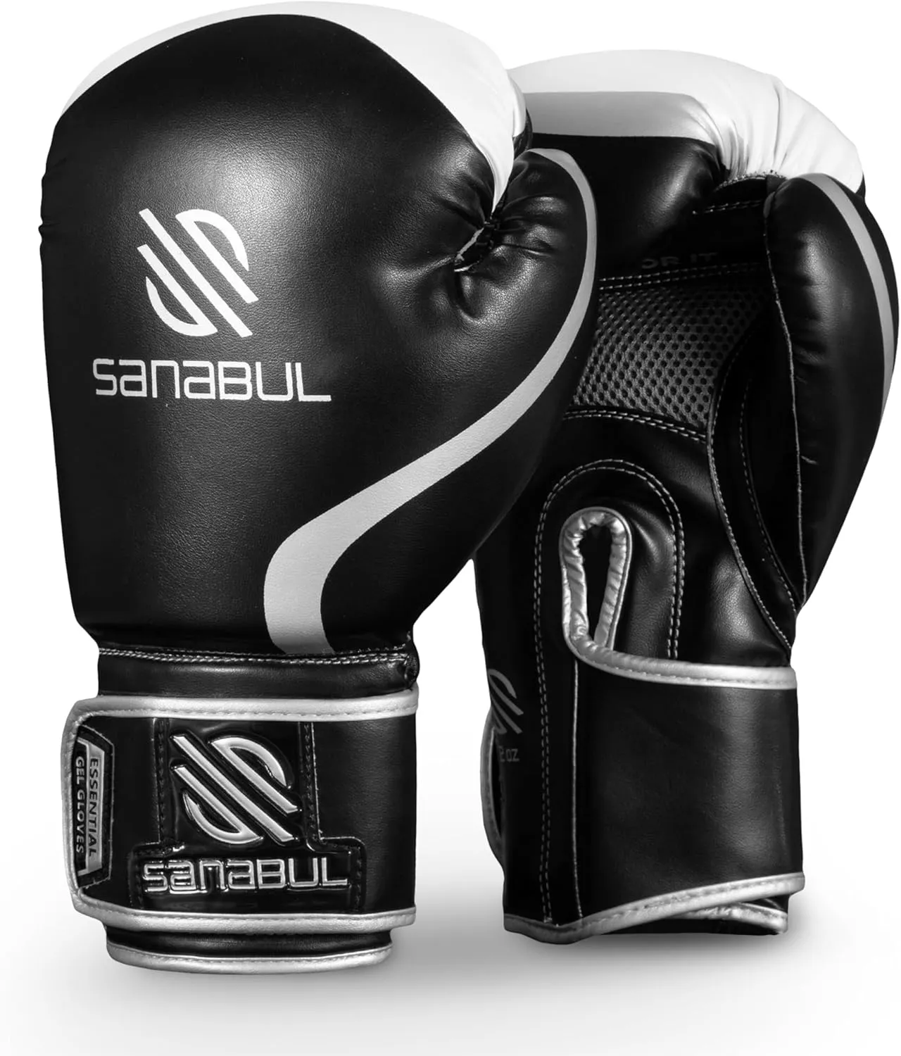 Sanabul Essential Gel Boxing Gloves for Men & Women, Kickboxing MMA, Muay Thai Gloves and Heavy Bag Training Punching & Sparring