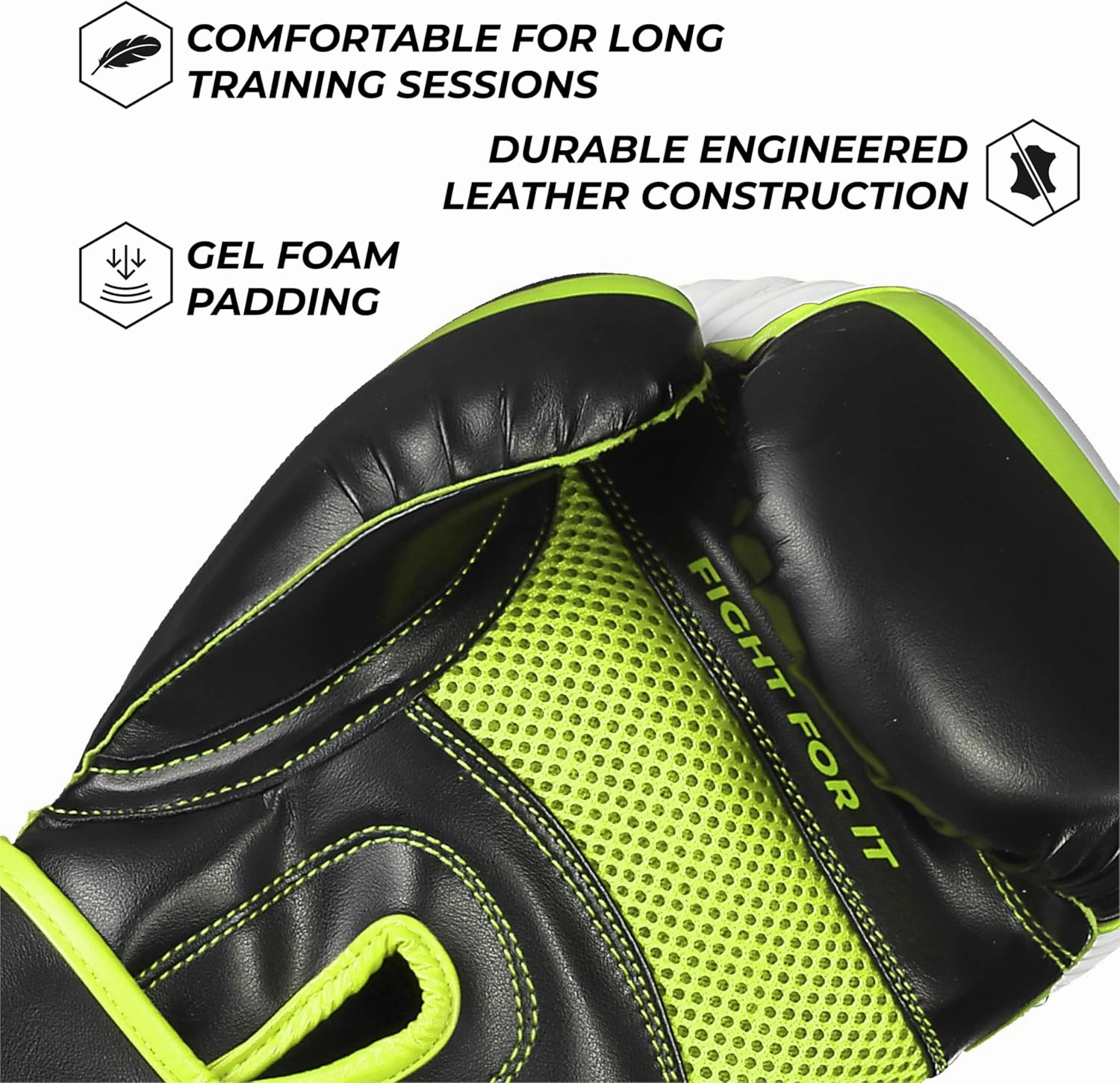 Sanabul Essential Gel Boxing Gloves for Men & Women, Kickboxing MMA, Muay Thai Gloves and Heavy Bag Training Punching & Sparring