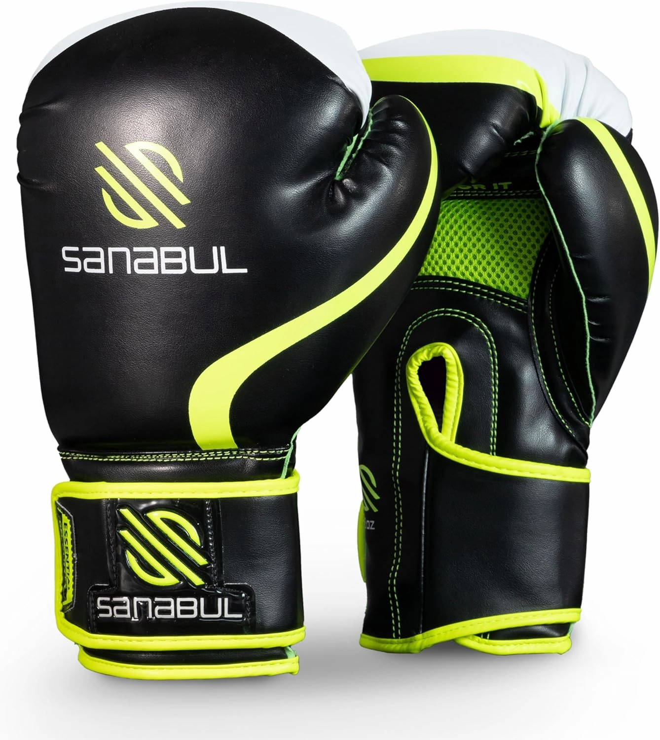 Sanabul Essential Gel Boxing Gloves for Men & Women, Kickboxing MMA, Muay Thai Gloves and Heavy Bag Training Punching & Sparring