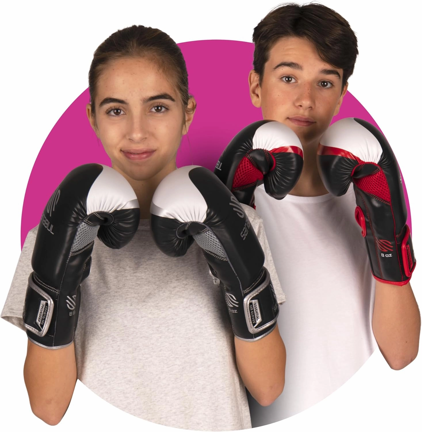 Sanabul Essential Gel Boxing Gloves for Men & Women, Kickboxing MMA, Muay Thai Gloves and Heavy Bag Training Punching & Sparring