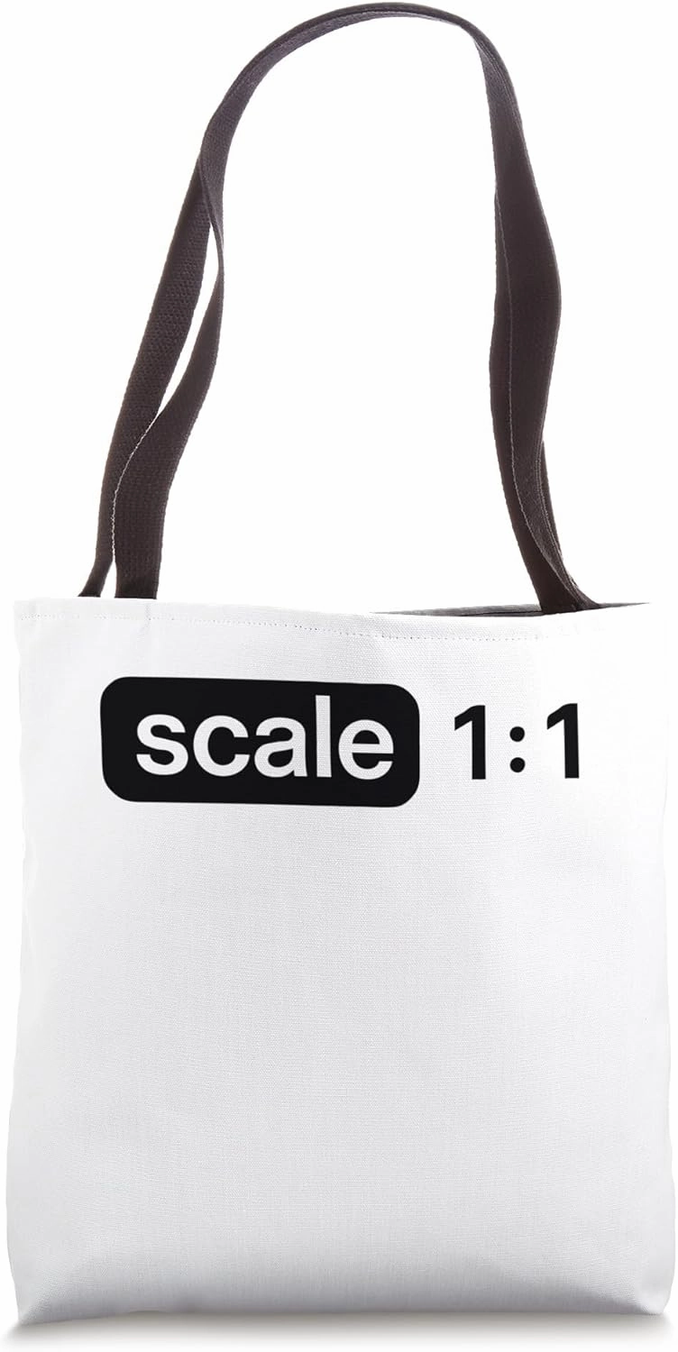 Scale 1:1 Tote Bag