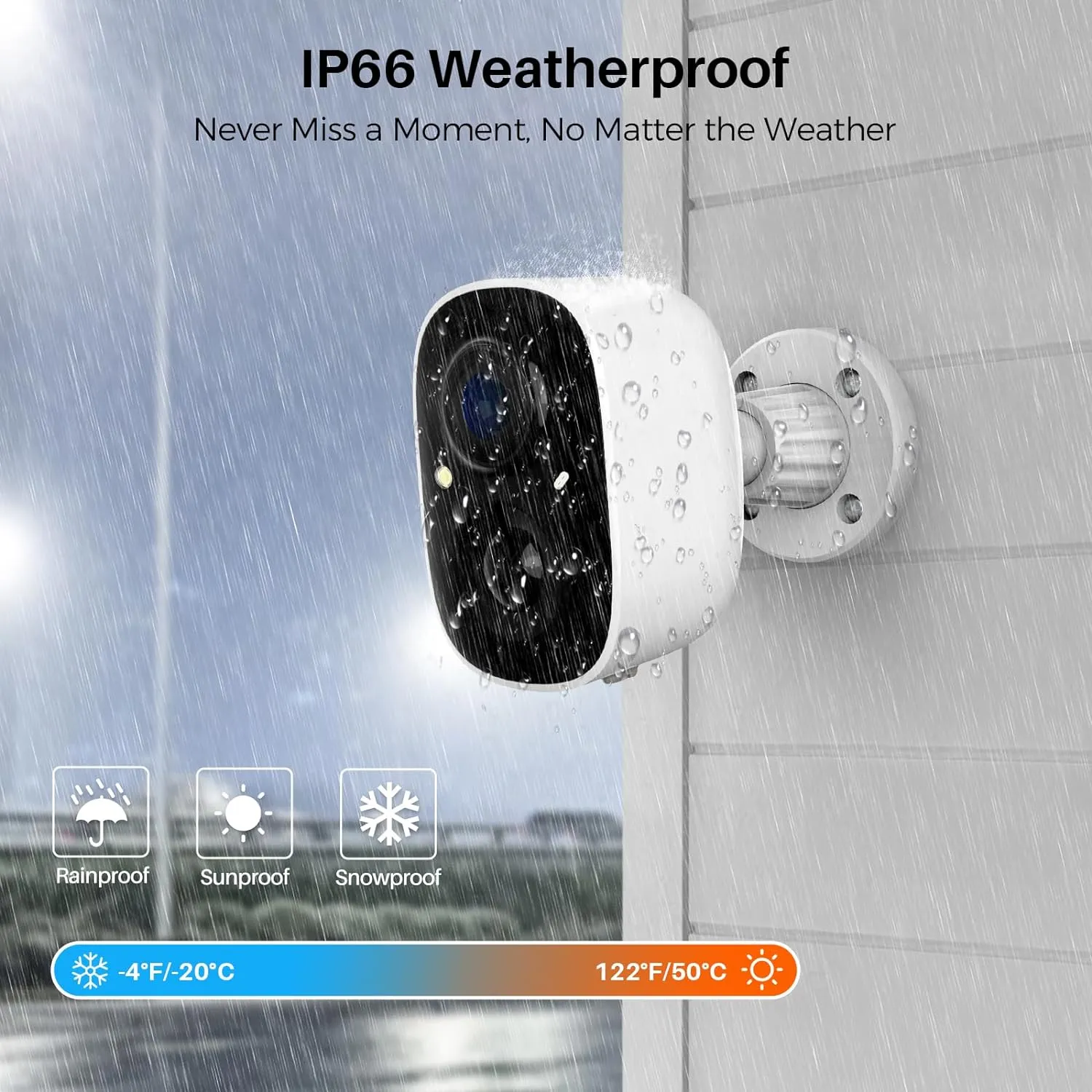 Security Cameras Wireless Outdoor, Outside Cameras for Home Security with AI Motion Detection, Battery Powered, 2K Color Night Vision, IP66 Weatherproof, 2-Way Talk, SD/Cloud Storage (2 Packs)